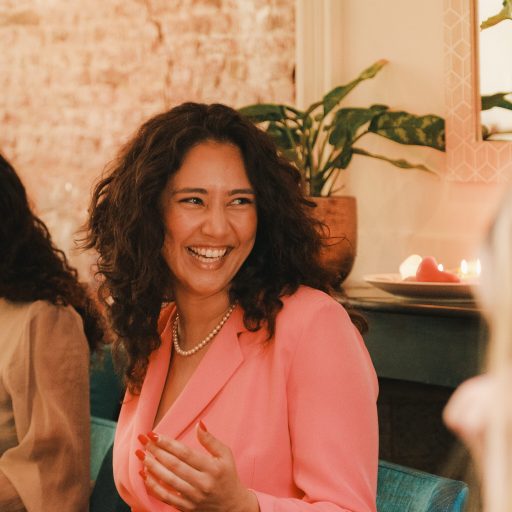 foto van mijzelf met roze jasje